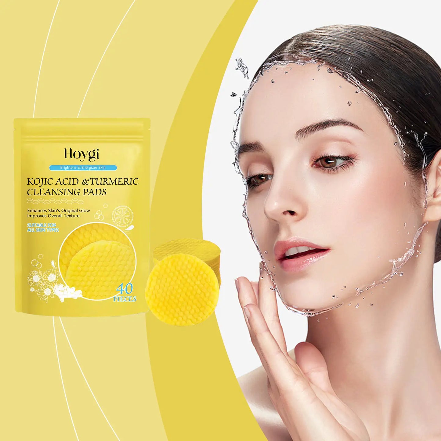 Hoygi Turmeric Cleansing Pads