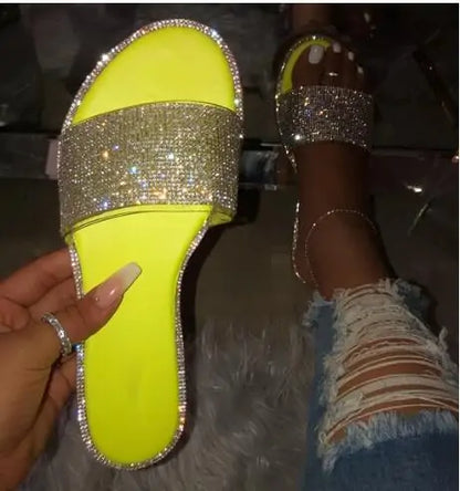 Elegant Diamond Strut Sandals