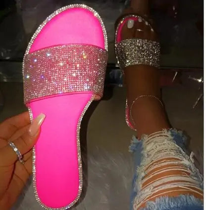 Elegant Diamond Strut Sandals