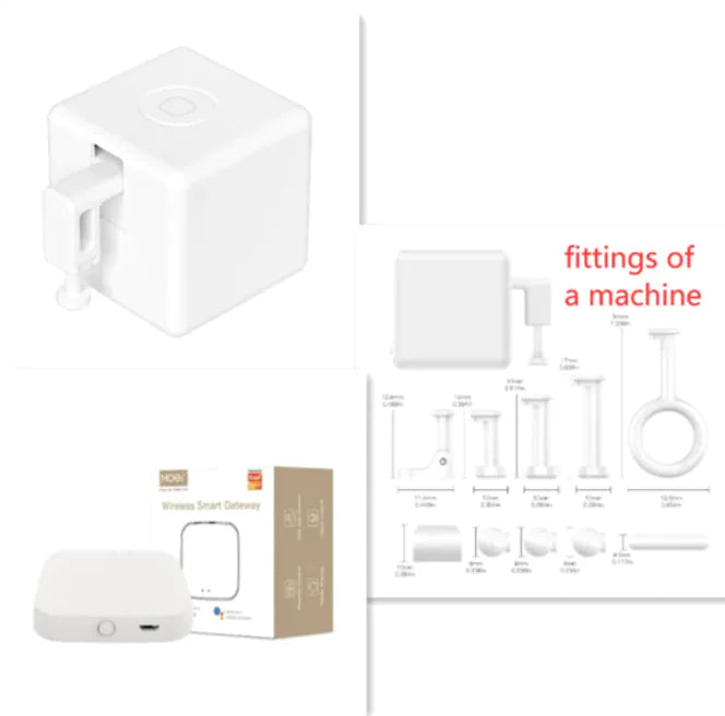 Smart Bluetooth Button Pusher Robot with App & Voice Control