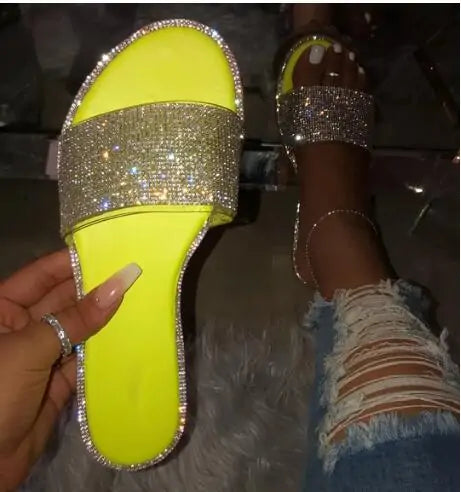 Elegant Diamond Strut Sandals